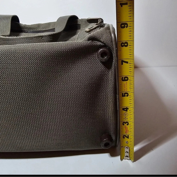 hartmann beige Ballistic Nylon overnight train case Weekender Duffle Travel Bag - Picture 10 of 11